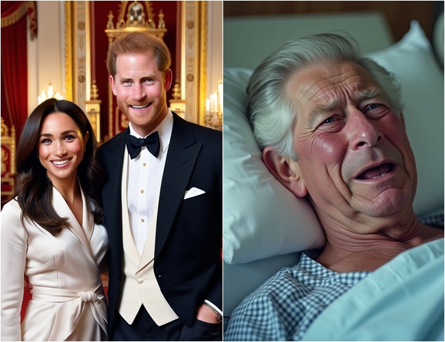 GOOG NEWS: King Charles has just been hospitalized, and Prince Harry immediately brings Meghan and their three children back to Buckingham Palace: They announce their acceptance of new titles…